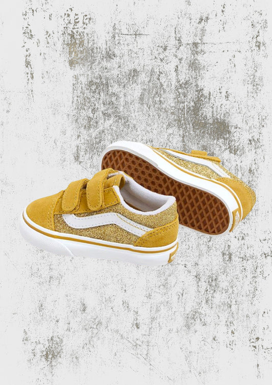 TD Old Skool V Glitter Champagne Gold
